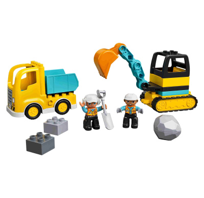 Грузовик и гусеничный экскаватор  Duplo Lego 10931